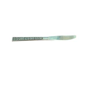 Vintage Imperial Serta Stainless Steel Dinner Knife Floral Pattern